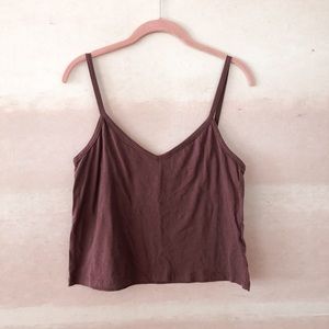 Cropped cami top